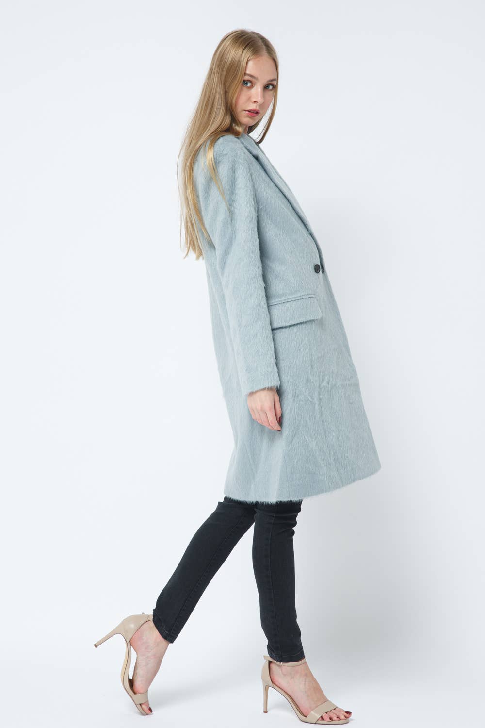 Soft hot sale fuzzy coat